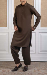 Hombres paquistaníes Shalwar Kameez 100% Tela de algodón Slim Fit Estirable Secado rápido Casual Ropa de fiesta Todas las estaciones - Product Image 5