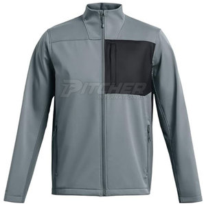 High Quality Pakistan Made <b>Men's</b> Softshell <b>Jacket</b> with Stand Collar Eco-Friendly Windproof <b>Lightweight</b> Design - Product Image 1