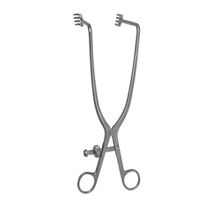 Retractor de discectomía veterinaria de acero inoxidable 7 "20*70mm hoja fenestrada derecha, Punta izquierda con retractores de dientes para veterinarios - Product Image 2