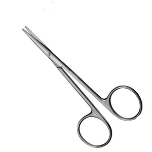 Instrumentos oftálmicos manuales de acero inoxidable para uso médico-Tijeras quirúrgicas finas curvas o rectas para el cuidado del estrabismo - Product Image 4