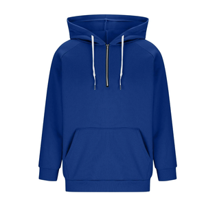 Pull-over à capuche de conception personnalisée de grande taille pour hommes de haute qualité à la mode couleur unie tricoté fournisseur écologique BD - Product Image 1