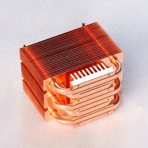 Kupfer-Kühlkörper mit Heatpipe Anpassbarer PC-Kupfer-Kühlkörper - Verarbeitungsdienstleistungen Inklusive Schneiden und Schweißen - Product Image 3