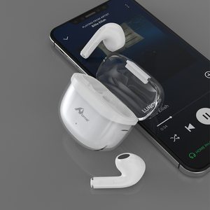 Digitalome EP-110 White Wireless for Bluetooth In-Ear Headset with Waterproof Earbuds <b>Microphone</b> for Gaming Mobile <b>Phones</b> Comput - Product Image 4