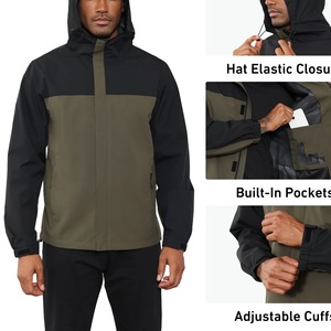 Chaqueta Softshell a prueba de viento para hombre de la mejor calidad a la venta, diseño personalizado, ropa de trabajo de invierno, chaquetas impermeables de talla grande para hombre - Product Image 3