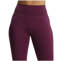 Leggings de Yoga para Mujer, Casuales, con Logotipo Personalizado, Cintura Media, Sin Costuras, Transpirables, Antibacterianos, Sólidos, para Gimnasio, Fitness, Entrenamiento, Levanta Glúteos, Invierno