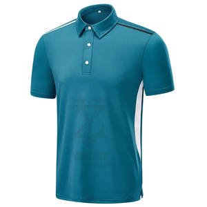 Camisa de golf que absorbe la humedad 100% algodón para hombres Polo transpirable camiseta Polo impresa personalizada en blanco liso - Product Image 2