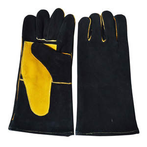 Precio al por mayor, los mejores guantes de soldadura de cuero Premium, llegada, resistencia al calor, guantes de seguridad razonables, resistencia al calor personalizada - Product Image 5