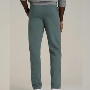 Pantalon de survêtement évasé décontracté de haute qualité pour hommes pantalon de survêtement Patchwork à ceinture élastique pantalon de survêtement empilé pour hommes - Product Image 3