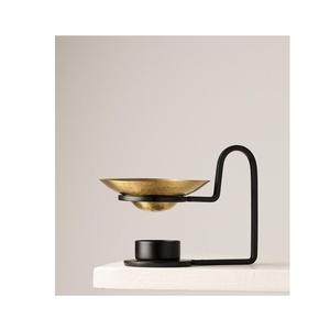 Portavelas artísticos de filigrana metálica hechos a mano para meditación, yoga, spa e iluminación ambiental cálida para el hogar - Product Image 4