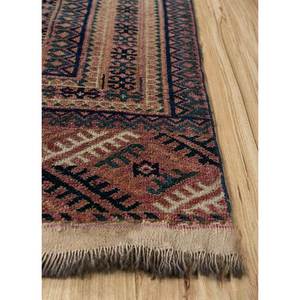 Alfombra Kiaan Grande de Lana Anudada a Mano, Roja y Naranja, con Diseño Geométrico Abstracto Rectangular para Entrada, Pasillo o Recibidor - Product Image 4