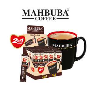 Turc casher certifié haute qualité 2-en-1 sans sucre café instantané famille ensemble poudre avec saveur crème 2 pièces dans le paquet 48 - Product Image 3