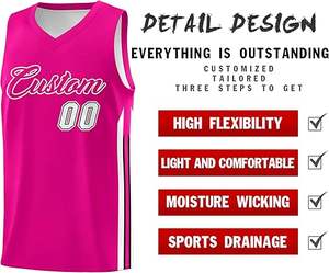 Ensembles de vêtements de sport de basket-ball de coupe automatisés respirants pour adultes pour garçons en saison estivale - Product Image 3