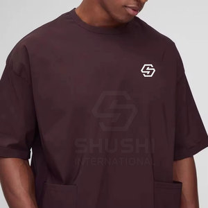 Camisetas de Hombre 100% Algodón, Tallas Grandes, Diseño Personalizado, Casual, Transpirable, Ecológico, Secado Rápido, Alta Calidad, 260g, Manga Corta - Product Image 3