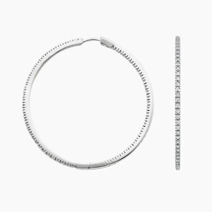 Boucle d'oreille en diamant Moissanite exquise avec des pierres étincelantes artisanales durables cadeau parfait pour l'utilisation des fonctions de mariage des dames - Product Image 3