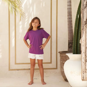 T-shirt à manches courtes pour garçons et filles Ultifresh, col rond, logo au dos du cou, écologique, respirant, séchage rapide, 100% polyester, décontracté - Product Image 5