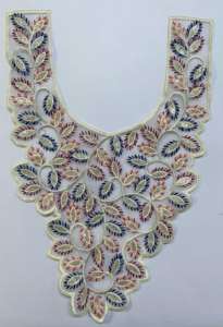 "Conceptions de cou brodées artisanales de haute qualité pour les vêtements de mode, les modèles et les tailles personnalisables pour les vêtements uniques 100% - Product Image 3