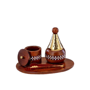 Quemador y soporte de fragancia de madera de calidad superior moderno para ambiente aromático refinado para la temporada de primavera - Product Image 1