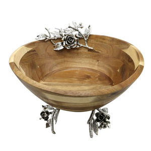 Vente chaude Élégant Centre De Table Bol Décoratif Bol En Bois D'acacia Bol À Salade Pour La Fête De Mariage Plateau De Service Alimentaire - Product Image 2