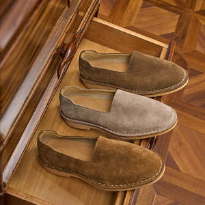 Nouvelles Chaussures Décontractées <span class=keywords><strong>Homme</strong></span> en Daim Véritable Italien, Mocassins en Velours de Marque, Qualité Supérieure, Style <span class=keywords><strong>Bateau</strong></span> Durable - Product Image 2