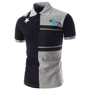 Camiseta de Punto de Alta Calidad para Hombre, para Uso Casual, 100% Algodón, Transpirable, Antiarrugas, de Secado Rápido, Talla Grande - Product Image 6