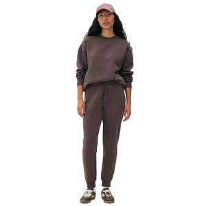 <b>Men</b> Y2K Winter Hooded Printed Tracksuit Solid Color Sweatshirt with Elastic Cuff Joggers Two-Piece Set Casual <b>Jogging</b> Wear - Product Image 1