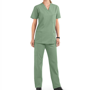 Uniformes médicaux en gros, ensembles de blouses d'hôpital, ensembles de blouses de sport écologiques en élasthanne, blouses personnalisées unisexes pour médecins et infirmières - Product Image 1