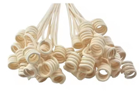 Bâtonnets diffuseurs en rotin écologiques haut de gamme, parfum d'huiles essentielles de qualité supérieure, aromathérapie artisanale, spirale en rotin, logo personnalisé