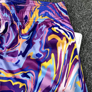 Shorts en coton à impression intégrale personnalisée, sublimation, écologiques, approvisionnement direct en usine, shorts décontractés à sublimation - Product Image 5