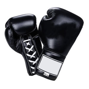 2025 Black Color Good Selling With Own Logo Printed <b>Make</b> Your Own Unique Design Genuine Leather Cowhide Custom Boxing Gloves - Product Image 1