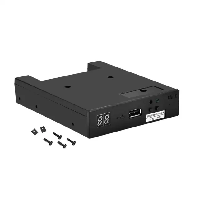 JEO SFR1M44-U100K Black White 3.5" 1.44MB USB SSD Floppy Disk Drive Emulator for Industrial control equipment