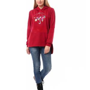 Dernière conception de sweats à capuche brodés pour femmes de haute qualité, respirant, entièrement personnalisé, sweats à capuche brodés pour femmes avec un taux raisonnable - Product Image 3