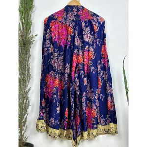 Vintage Soie Recycle Sari <b>Boho</b> Pyjama Cordon <b>Style</b> with Wide Legs Comfortable Nightwear and Beach <b>Clothing</b> ODM Supply - Product Image 1