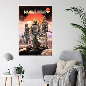 Modern Style the Mandalorian <b>Poster</b> Group Made of Durable Paper for Wall Usage - Product Image 3