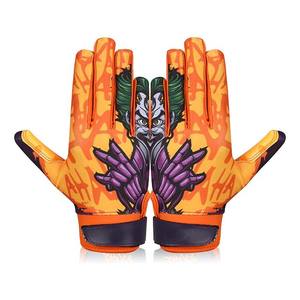 Gants de football américain en silicone 7v7 de qualité supérieure, poignet réglable, gants de receveur, design à haute adhérence pour l'entraînement et les matchs compétitifs - Product Image 2