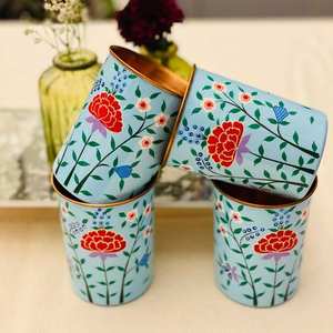 Gobelet personnalisé fait à la main tasse à boire exportateur de gros inde haute qualité prix abordable - Product Image 1