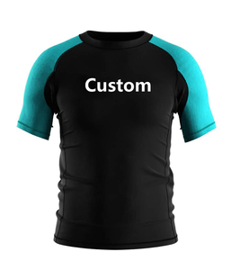 Maillots de compression pour hommes en spandex imprimé par sublimation, Rashguard BJJ, MMA, Jiu-Jitsu, Judo, à séchage rapide, pour dropshipping - Product Image 3