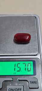 Piedra preciosa de coral rojo natural italiano, piedra preciosa suelta, forma ovalada, calidad fina, tamaño grande, color rojo extra, para la fabricación de joyas, anillos - Product Image 2