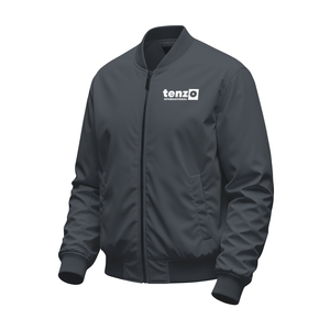 <b>Men</b> Custom Bomber <b>Jacket</b> Polyester <b>Lightweight</b> Windproof Ribbed Collar Wholesale OEM Style Manufacturer Supplier Factory - Product Image 5