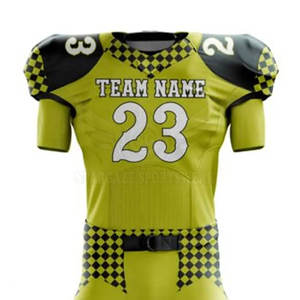 Ropa de fútbol americano 2025, camiseta de Liga en blanco sublimada personalizada, uniforme de fútbol americano - Product Image 4