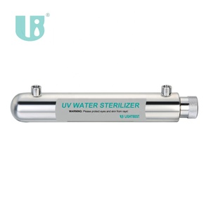Lámpara UV Bactericida de 12w para Acuarios, Filtro de Agua de 1GPM, Esterilizador de Agua UV de Acero Inoxidable, Sistema Purificador de Agua, 1 Año de Garantía - Product Image 2