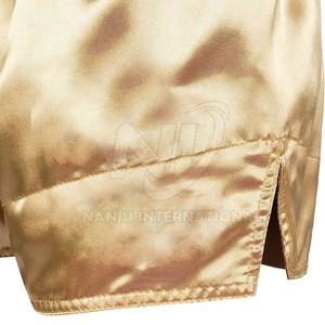 2023 adultos estilo único Muay Thai Shorts venta al por mayor ligero patrón sólido cintura elástica pantalones cortos de tipo medio - Product Image 6