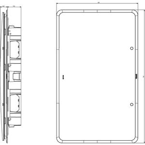 Quadro di Distribuzione a Incasso Vimar V53172 Nero Fumo IP40 per Interni in Plastica - Product Image 2