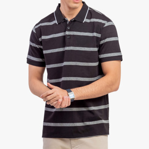 Men's High Quality Quick Dry Breathable Eco-Friendly Jersey Cotton Polyester Short Sleeve Shirt Custom <b>Logo</b> Solid Pattern - Product Image 3