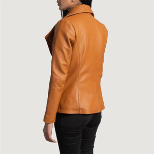 Veste en cuir pour femme, sensation de luxe, look élégant et intérieur confortable pour la mode d'hiver - Product Image 6