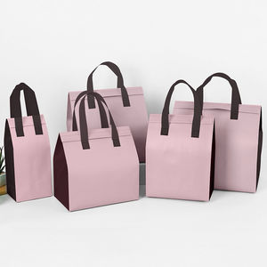 Bolsa Térmica Personalizada de Polipropileno No Tejido con Aislamiento de Aluminio, Bolsa para Llevar con Cierre para Picnic, Té con Leche, Comida Rápida - Product Image 3