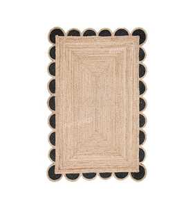 Vente en gros de 100% tapis tressés en jute tissés à la main Dhurries tapis pour ménage salon ensemble de tapis en coton - Product Image 2