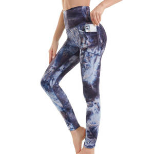 Nouveau Leggings Fitness Vêtements Femmes Dames Taille Haute Sport Yoga Pantalon Gym Fitness & Yoga Wear Leggings avec Poches - Product Image 3