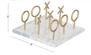 Escultura decorativa para juegos de Tic Tac Toe para decoración de sala de estar, escultura de juegos de Tic Tac Toe de mármol de alta calidad para mesa - Product Image 6