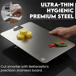 Tabla de Cortar Profesional Moderna de Acero Inoxidable 304 Maitry International MSCB0003, Resistente, Higiénica y Antioxidante - Product Image 1