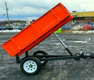 Dump Farm <b>Trailer</b> 3-10ton <b>Tractor</b> Hydraulic Tipper <b>Trailer</b> - Product Image 5